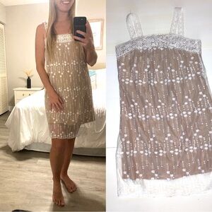 SALE❤️ Vintage Hand Made White Lace Dress